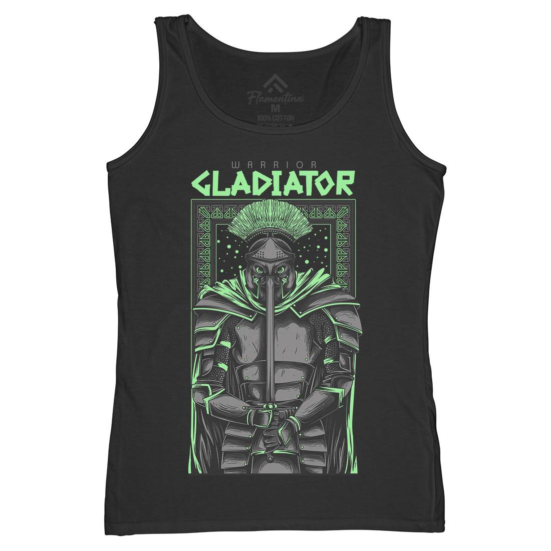 Gladiator Womens Organic Tank Top Vest Warriors D794