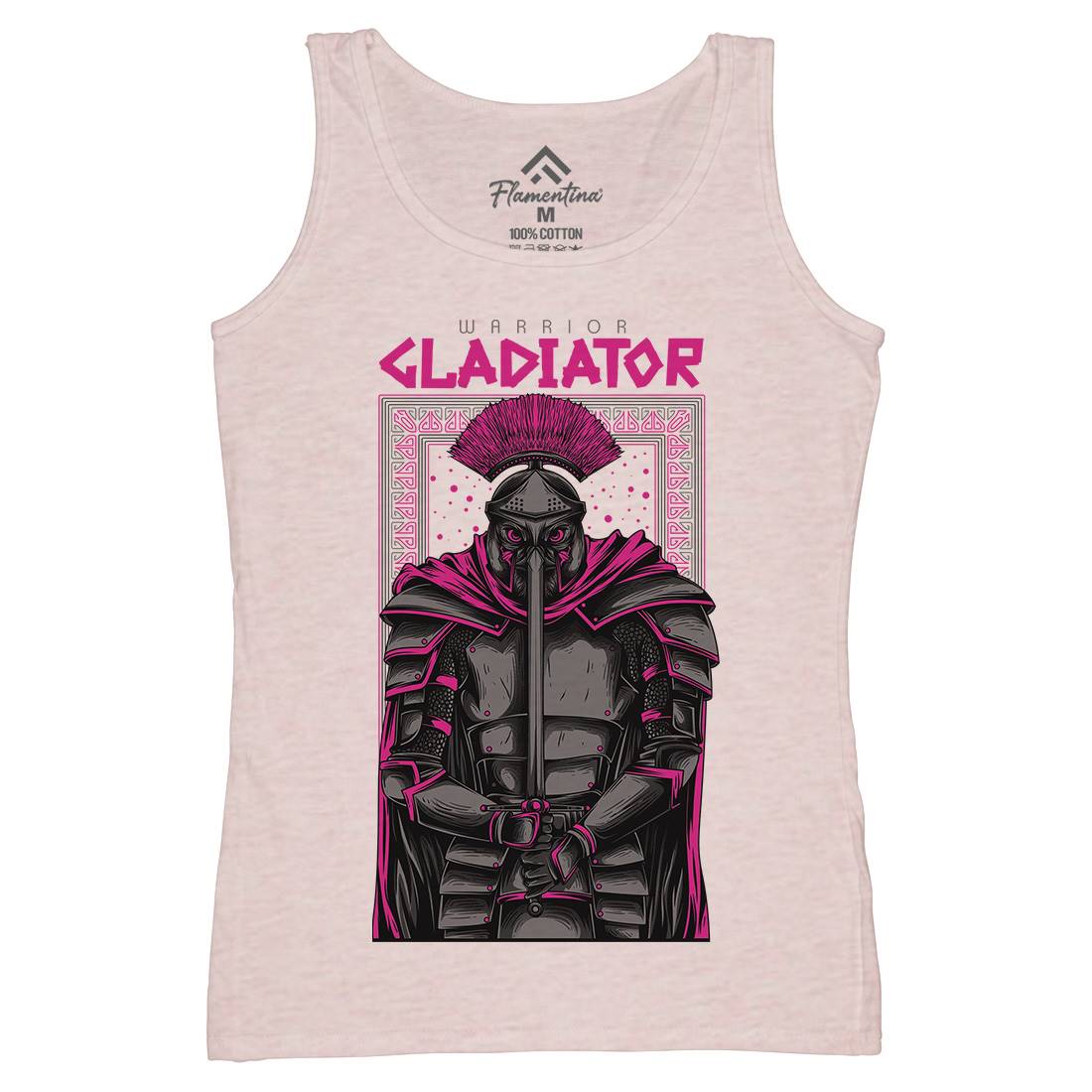 Gladiator Womens Organic Tank Top Vest Warriors D794