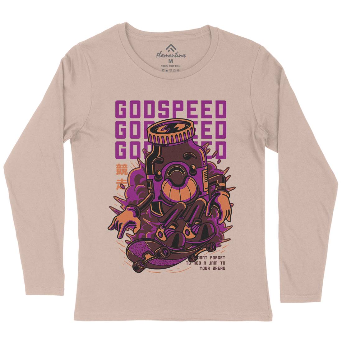 Godspeed Womens Long Sleeve T-Shirt Skate D796