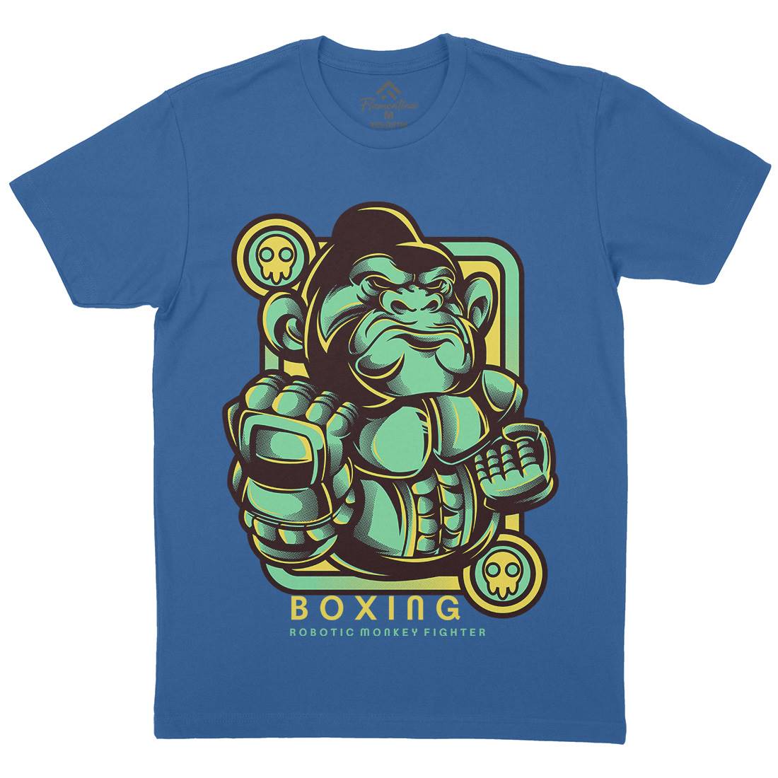 Gorilla Boxing Mens Crew Neck T-Shirt Sport D798