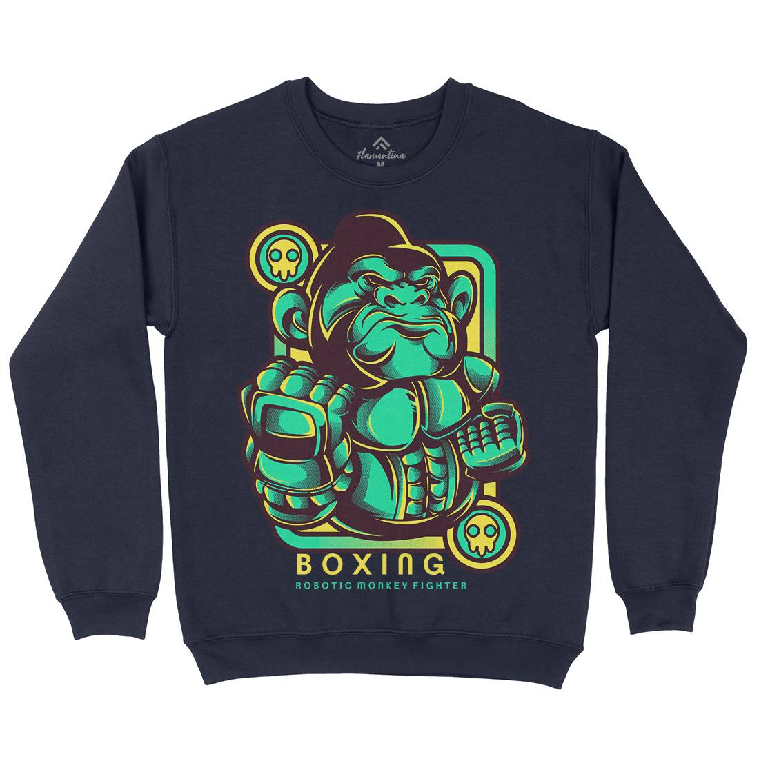 Gorilla Boxing Kids Crew Neck Sweatshirt Sport D798