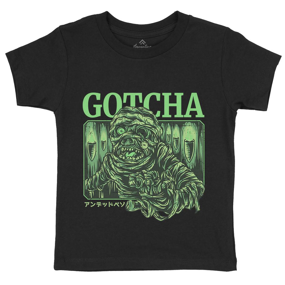 Gotcha Kids Crew Neck T-Shirt Horror D799