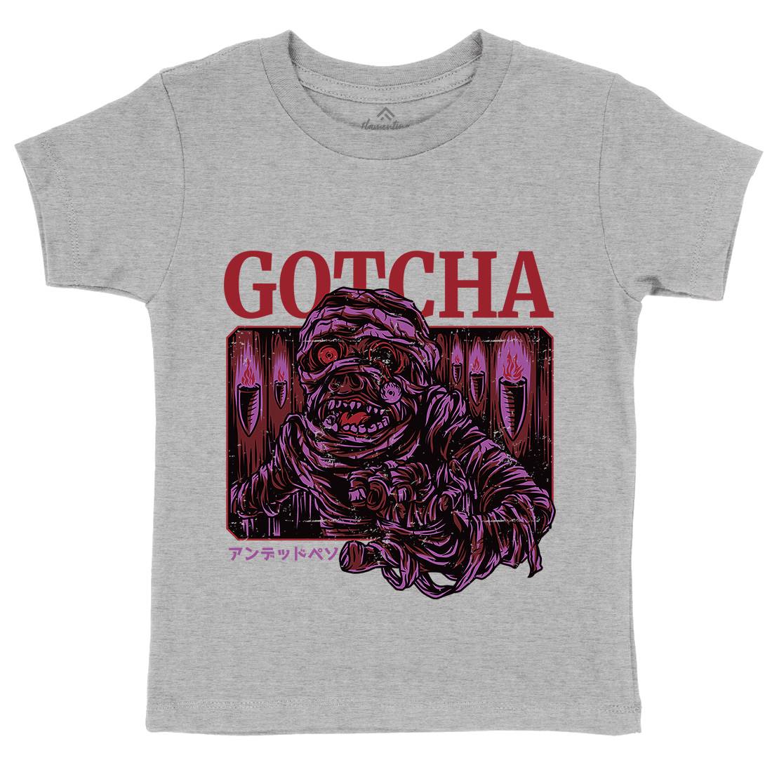 Gotcha Kids Organic Crew Neck T-Shirt Horror D799