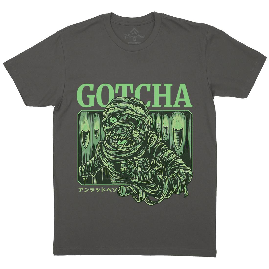 Gotcha Mens Crew Neck T-Shirt Horror D799