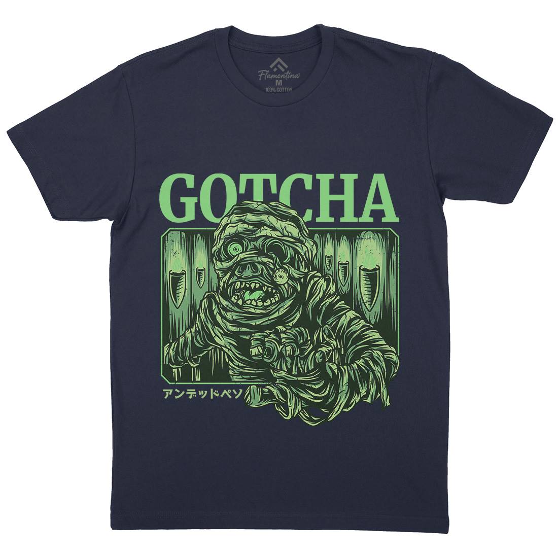 Gotcha Mens Crew Neck T-Shirt Horror D799