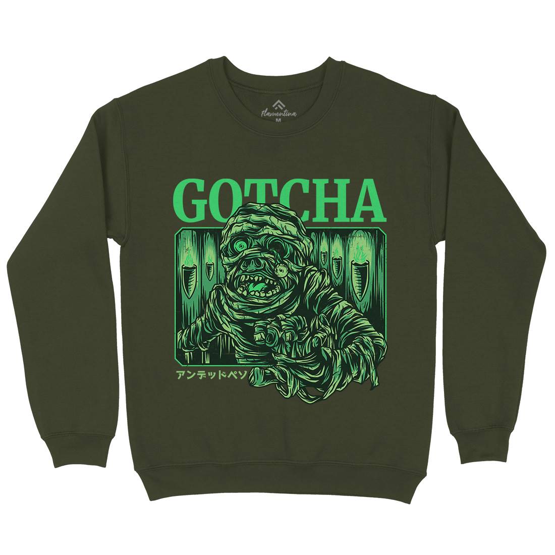 Gotcha Mens Crew Neck Sweatshirt Horror D799
