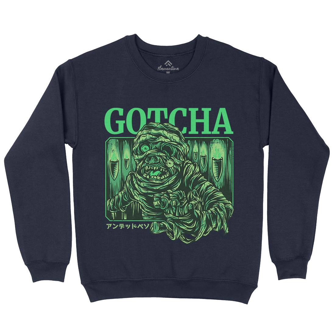 Gotcha Kids Crew Neck Sweatshirt Horror D799