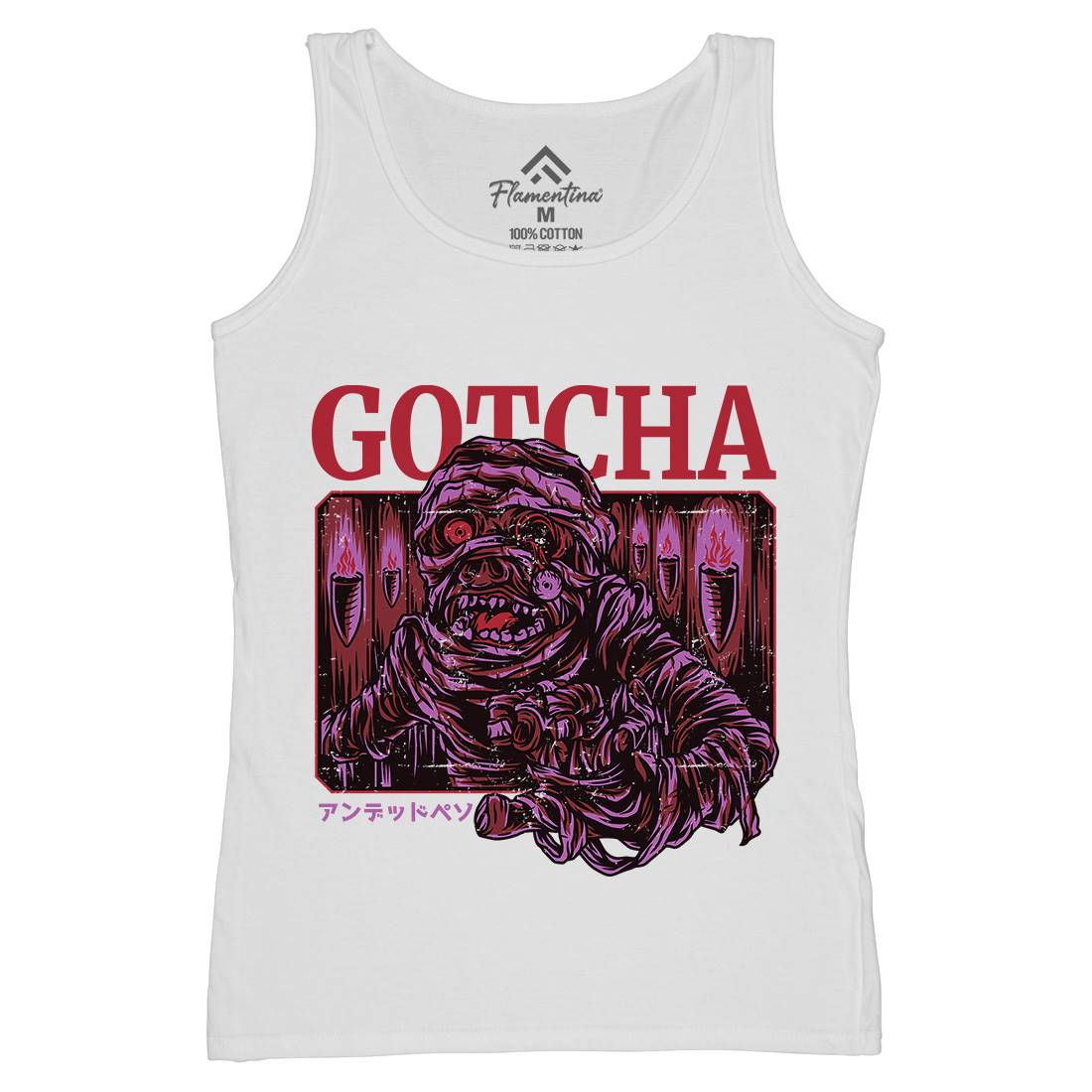 Gotcha Womens Organic Tank Top Vest Horror D799