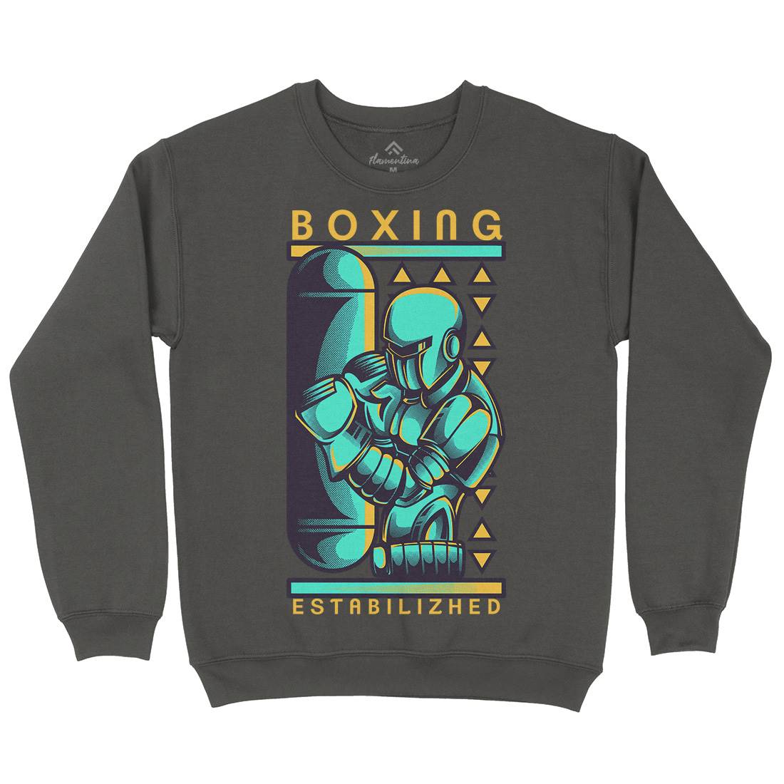 Robo Boxing Kids Crew Neck Sweatshirt Space D801