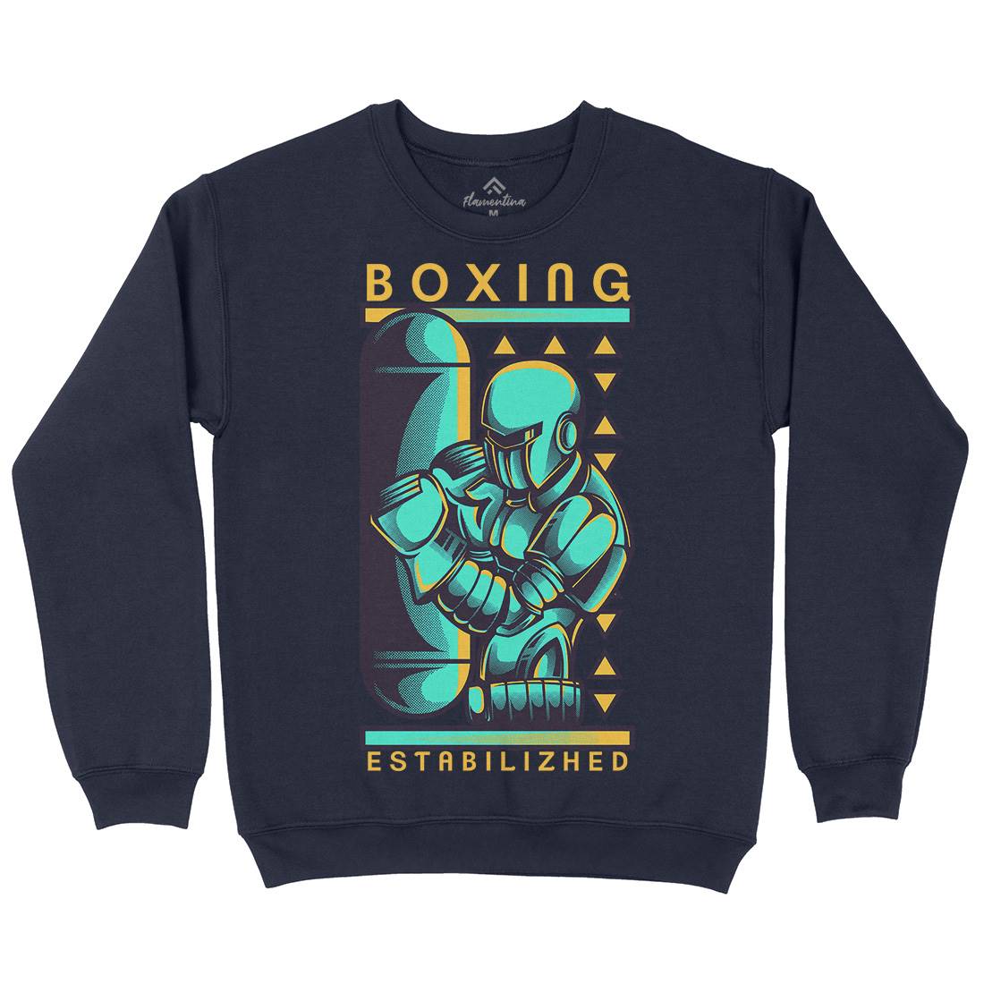 Robo Boxing Kids Crew Neck Sweatshirt Space D801