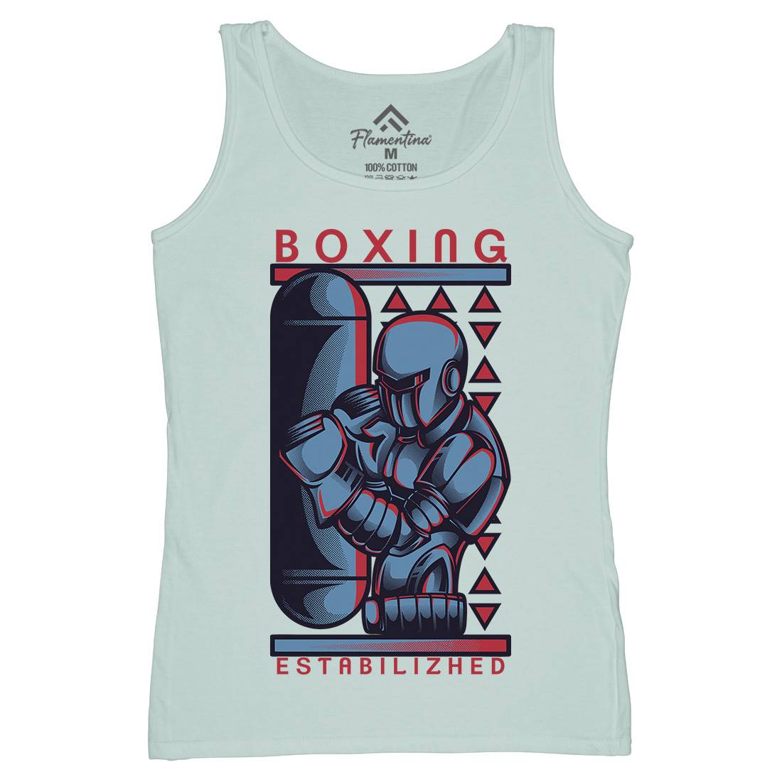Robo Boxing Womens Organic Tank Top Vest Space D801