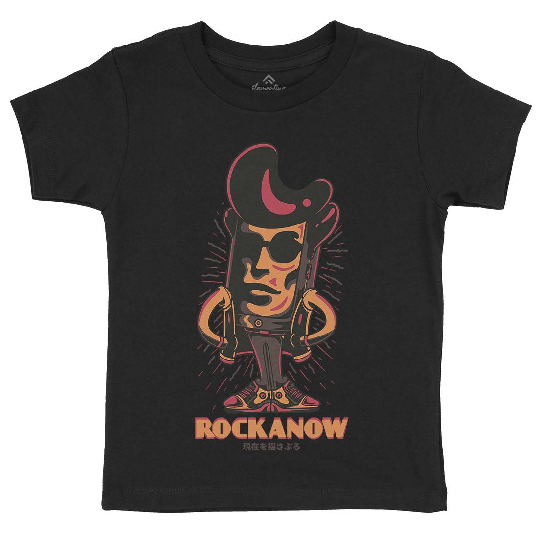 Rock Now Kids Organic Crew Neck T-Shirt Music D805