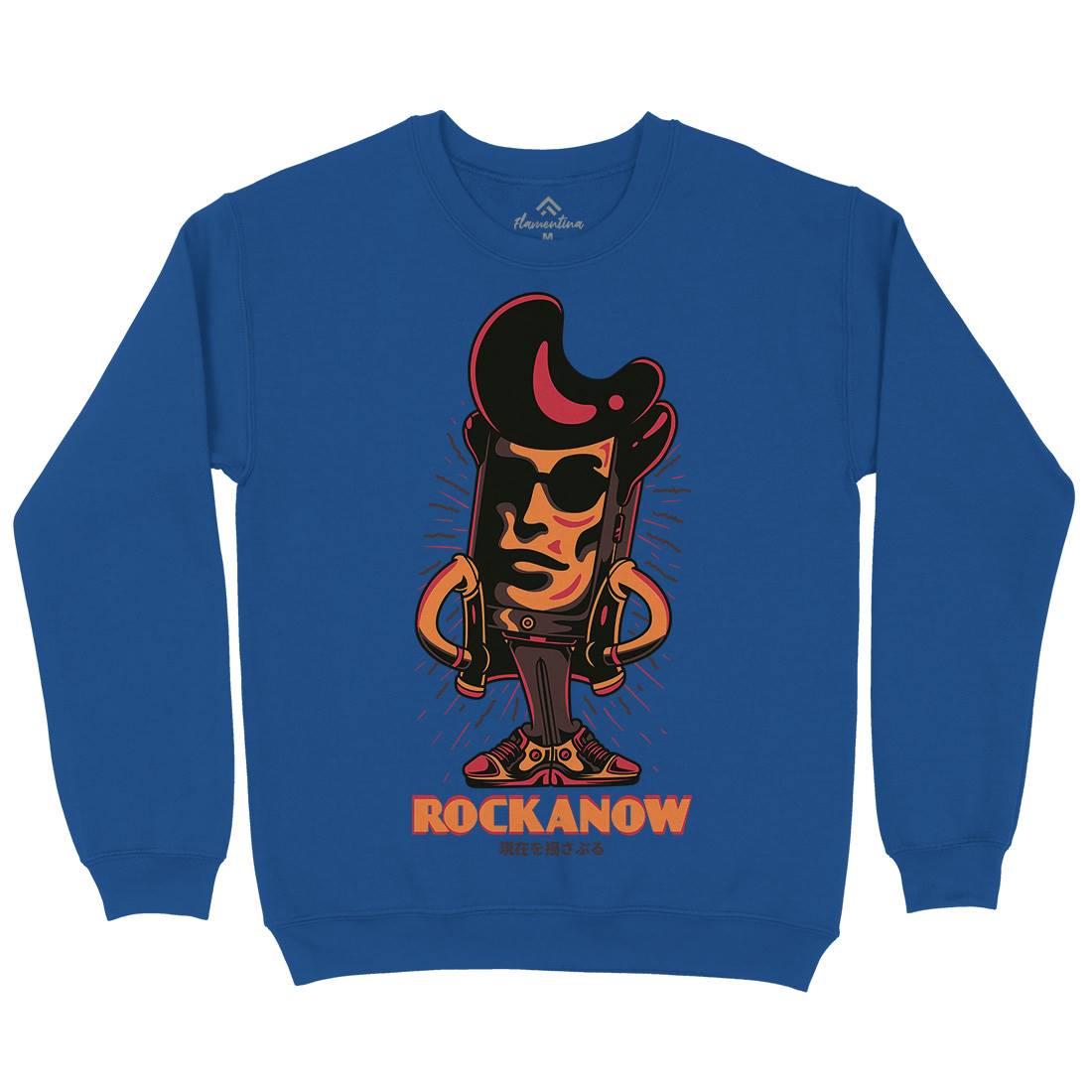 Rock Now Mens Crew Neck Sweatshirt Music D805