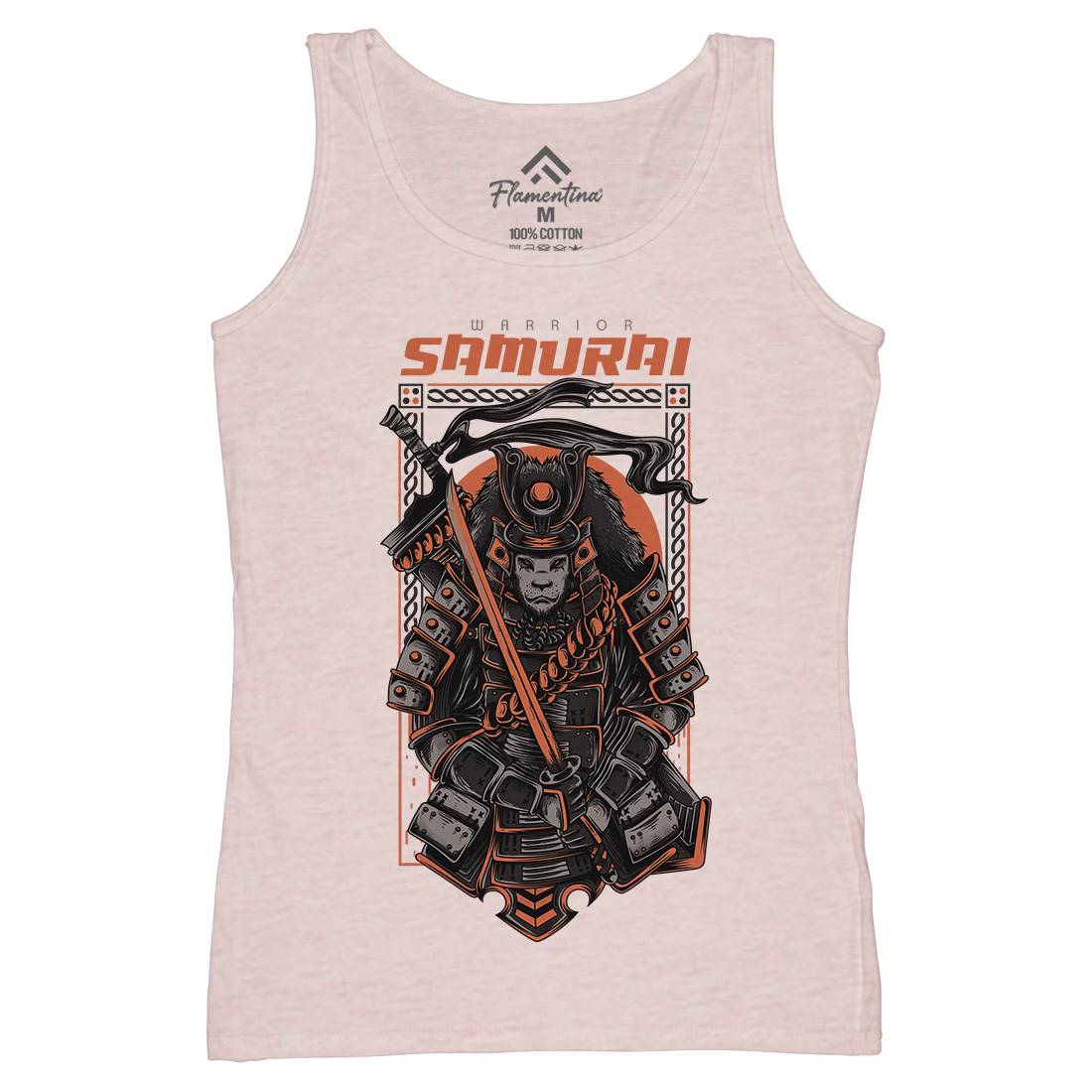 Samurai Womens Organic Tank Top Vest Warriors D808