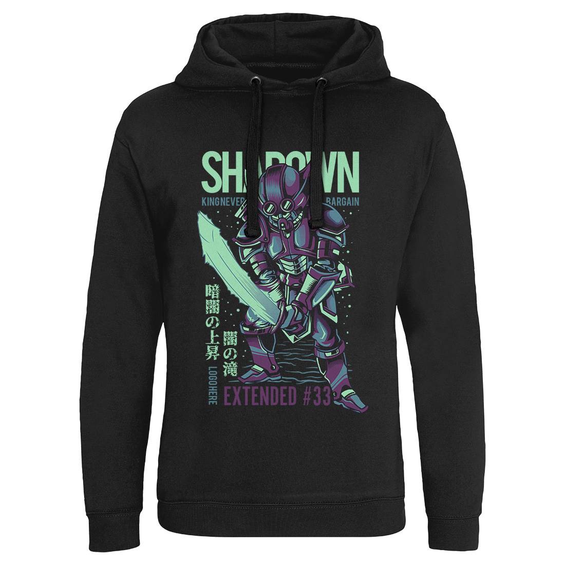 Shadown Knight Mens Hoodie Without Pocket Warriors D812