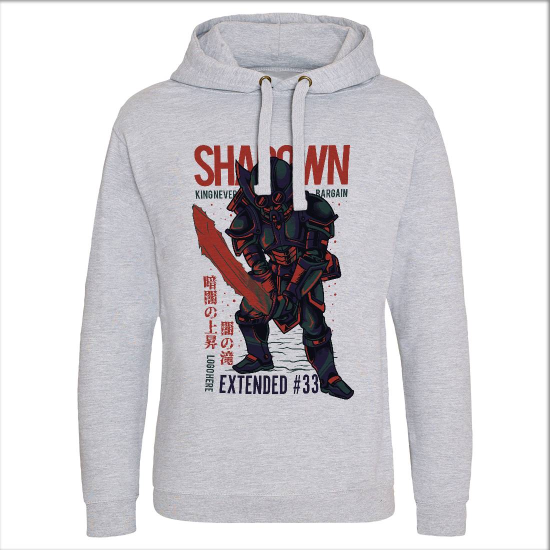Shadown Knight Mens Hoodie Without Pocket Warriors D812