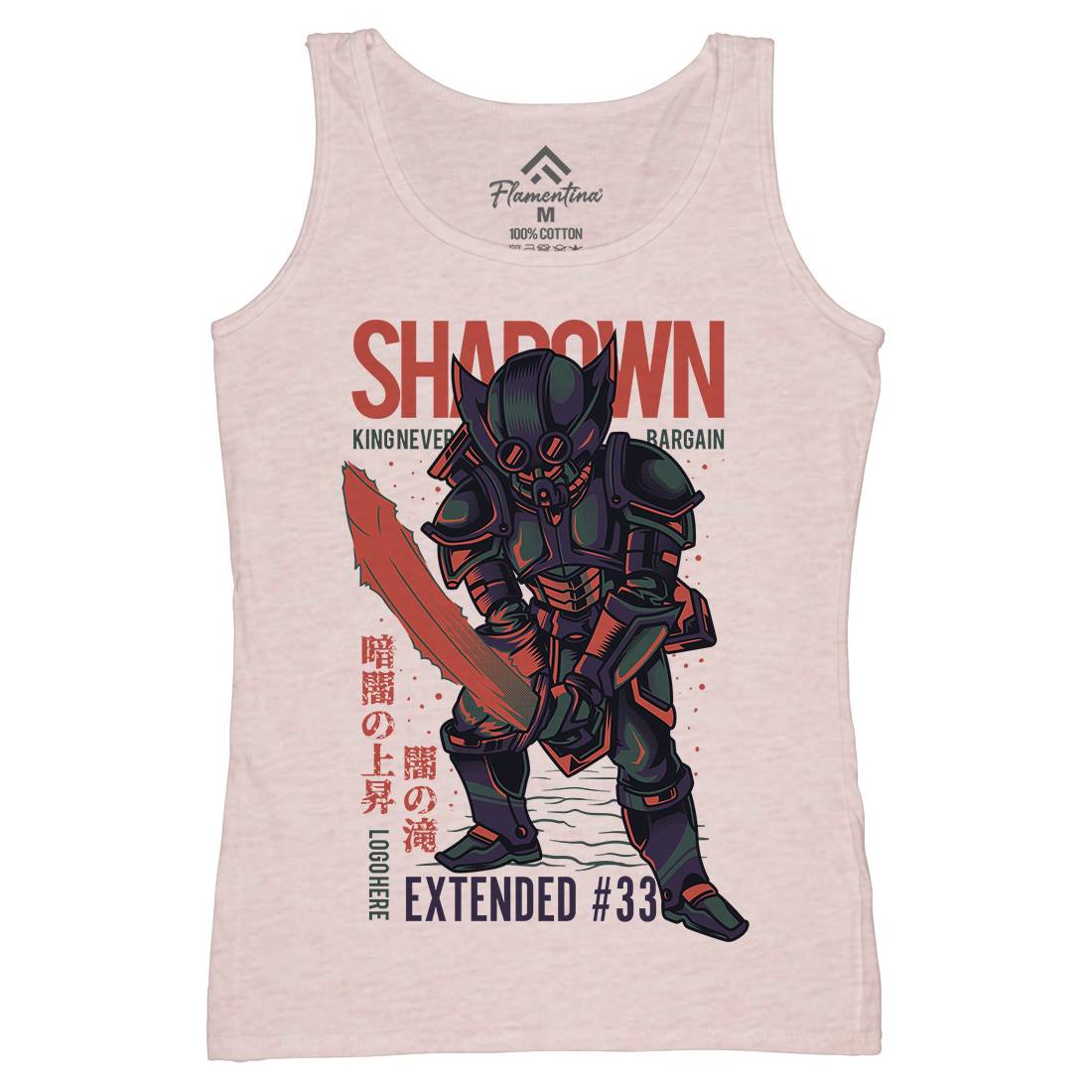 Shadown Knight Womens Organic Tank Top Vest Warriors D812