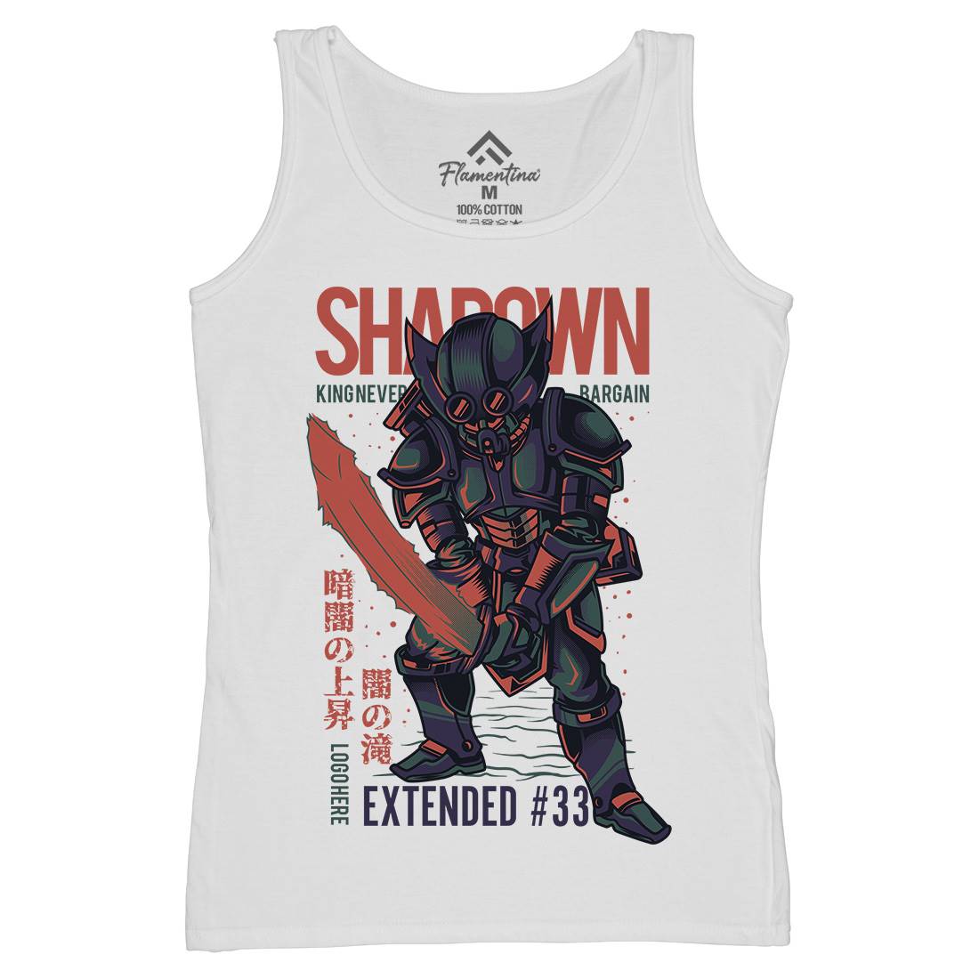 Shadown Knight Womens Organic Tank Top Vest Warriors D812