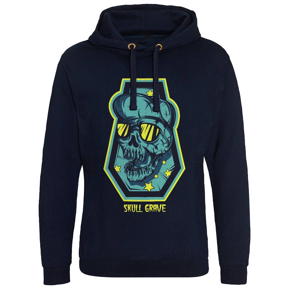 Skull Grave Mens Hoodie Without Pocket Horror D815
