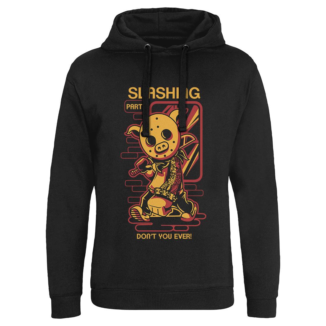 Party Pig Mens Hoodie Without Pocket Horror D819