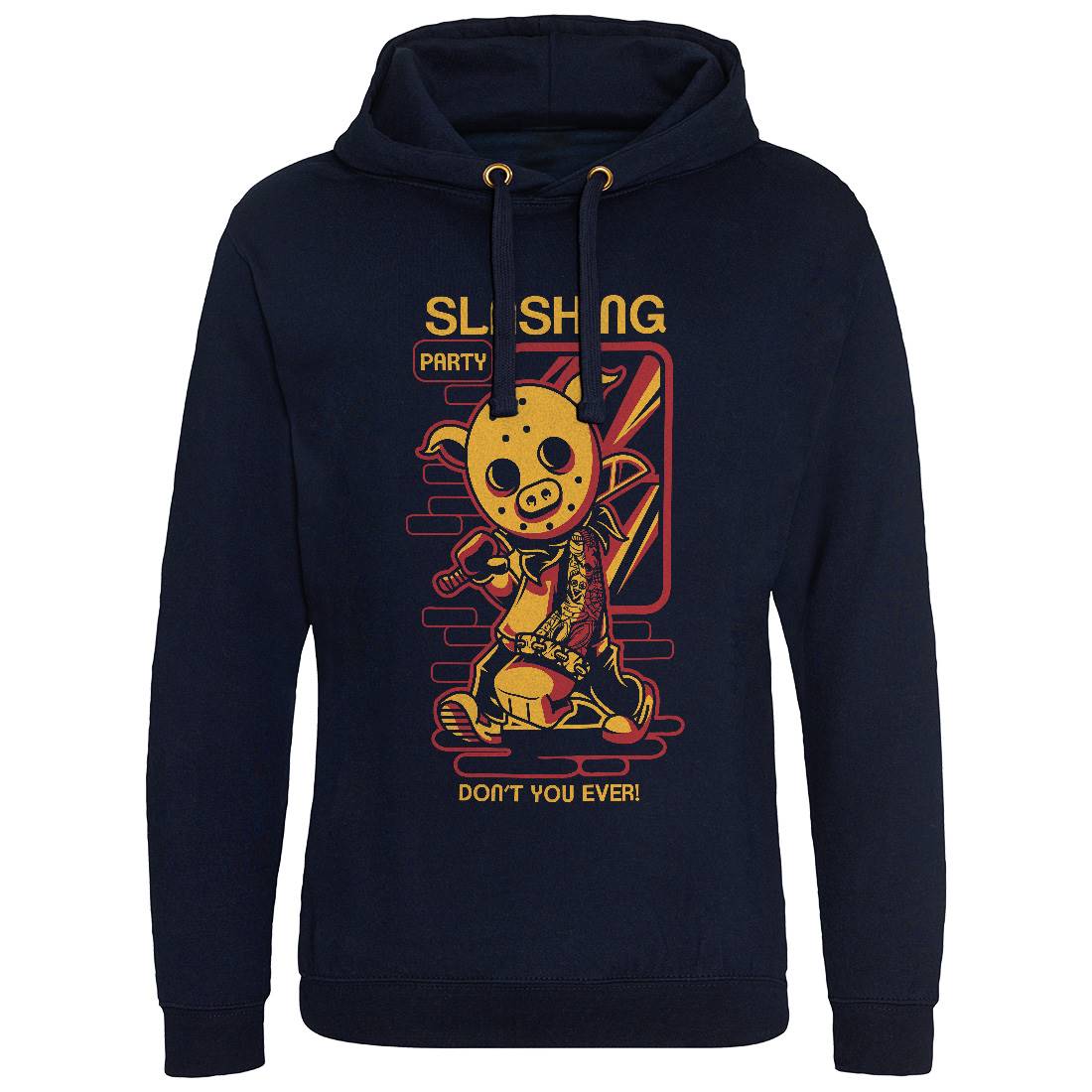 Party Pig Mens Hoodie Without Pocket Horror D819