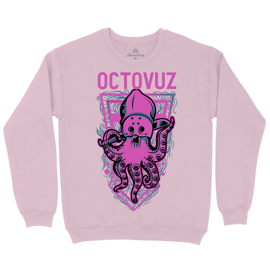 Octopus Kids Crew Neck Sweatshirt Horror D820