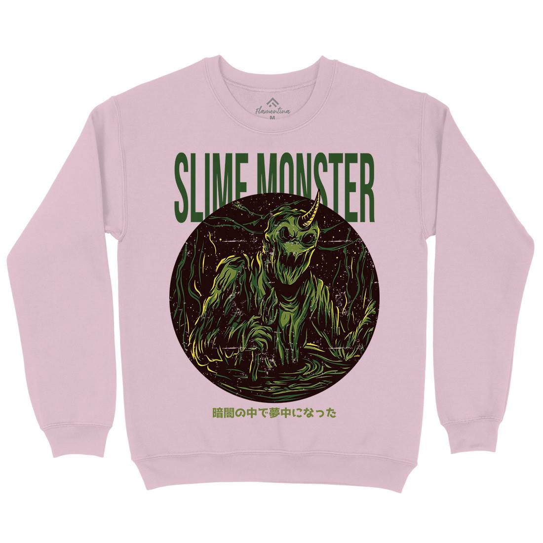 Slime Monster Kids Crew Neck Sweatshirt Horror D822