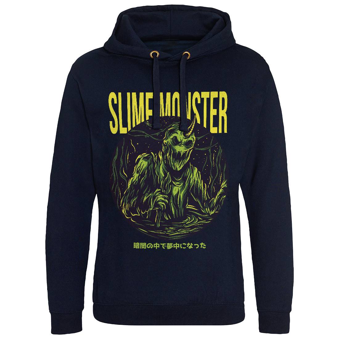 Slime Monster Mens Hoodie Without Pocket Horror D822