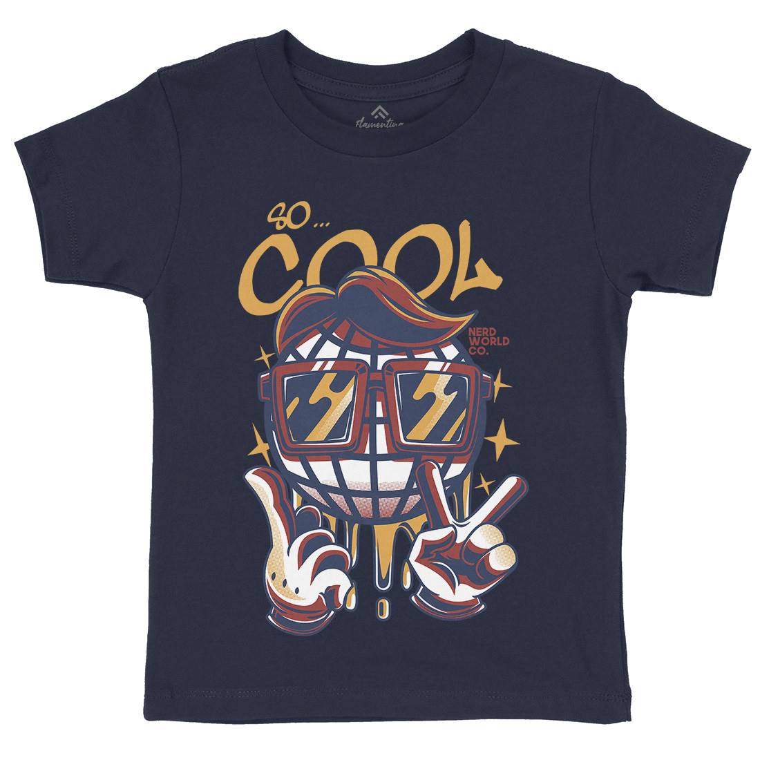 So Cool Kids Organic Crew Neck T-Shirt Geek D824