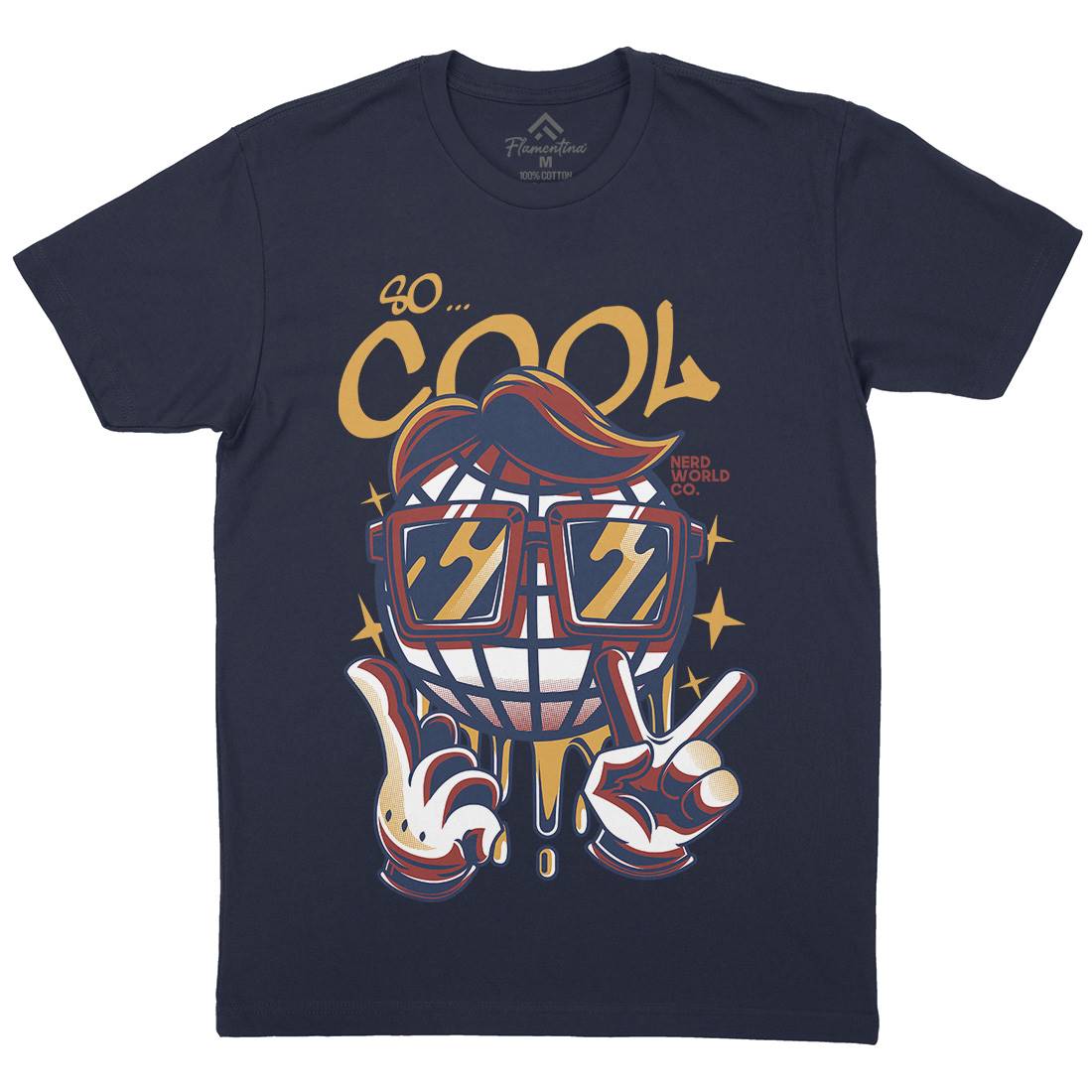 So Cool Mens Crew Neck T-Shirt Geek D824