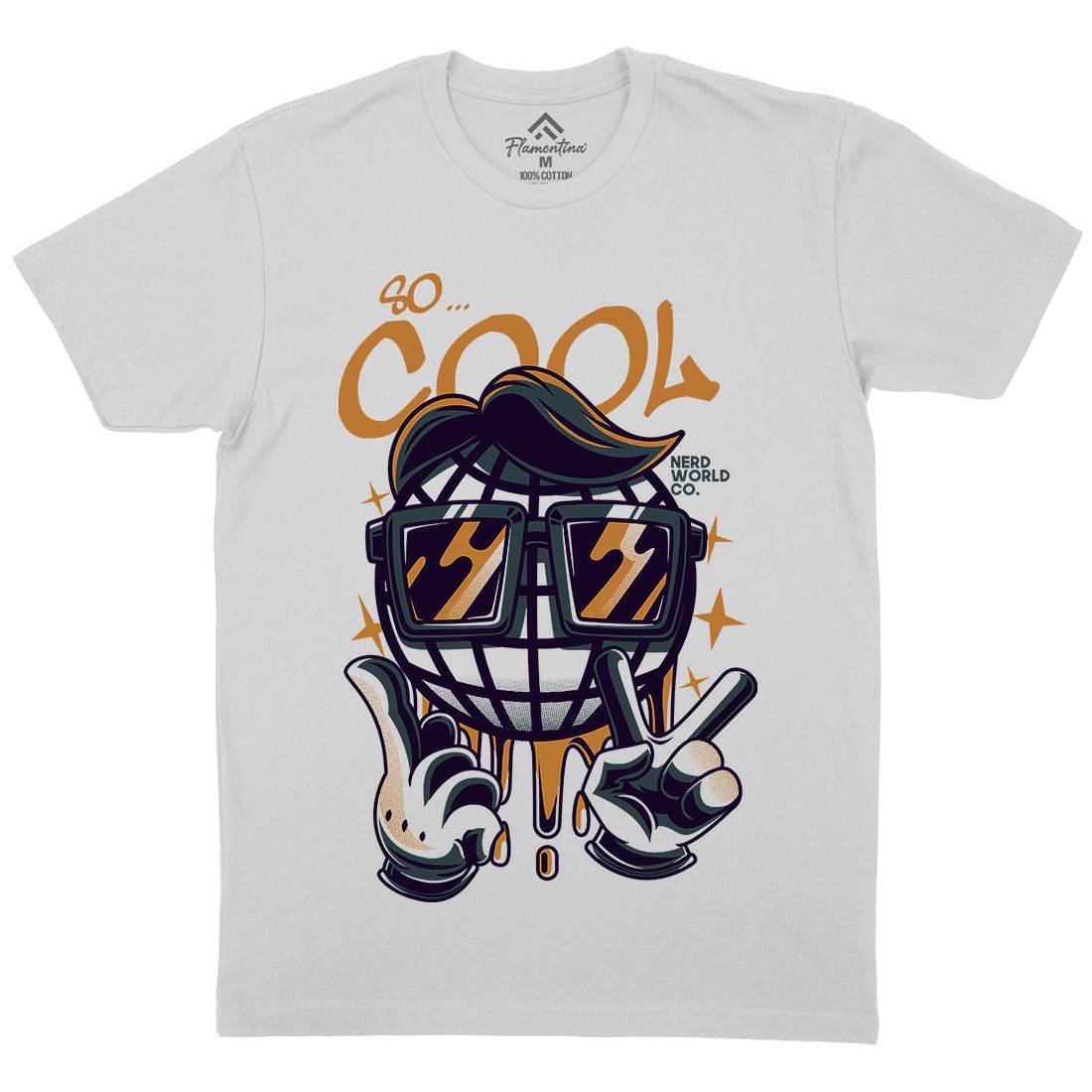 So Cool Mens Crew Neck T-Shirt Geek D824