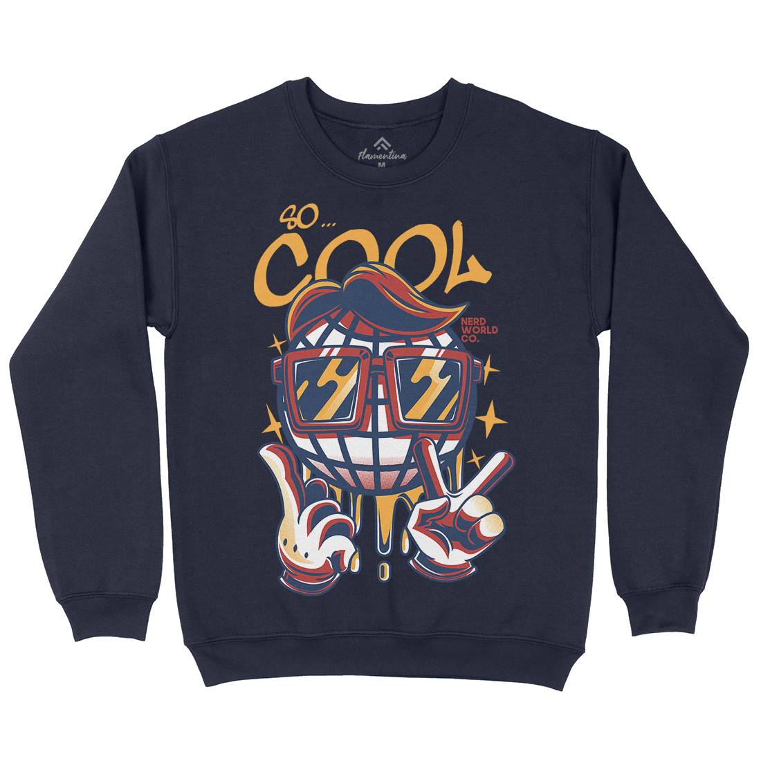 So Cool Mens Crew Neck Sweatshirt Geek D824