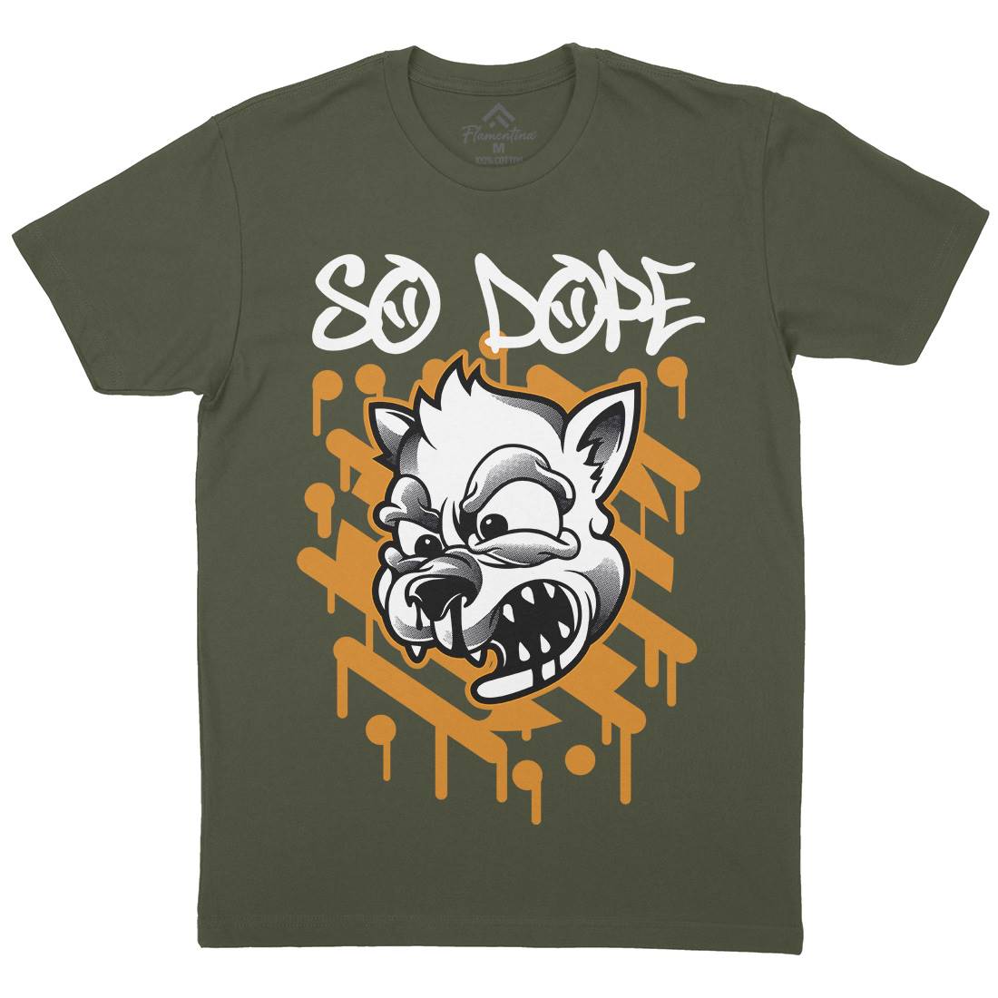 So Dope Wolf Mens Crew Neck T-Shirt Animals D825