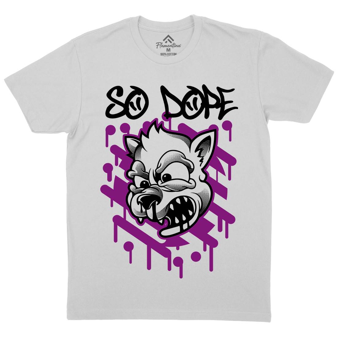 So Dope Wolf Mens Crew Neck T-Shirt Animals D825