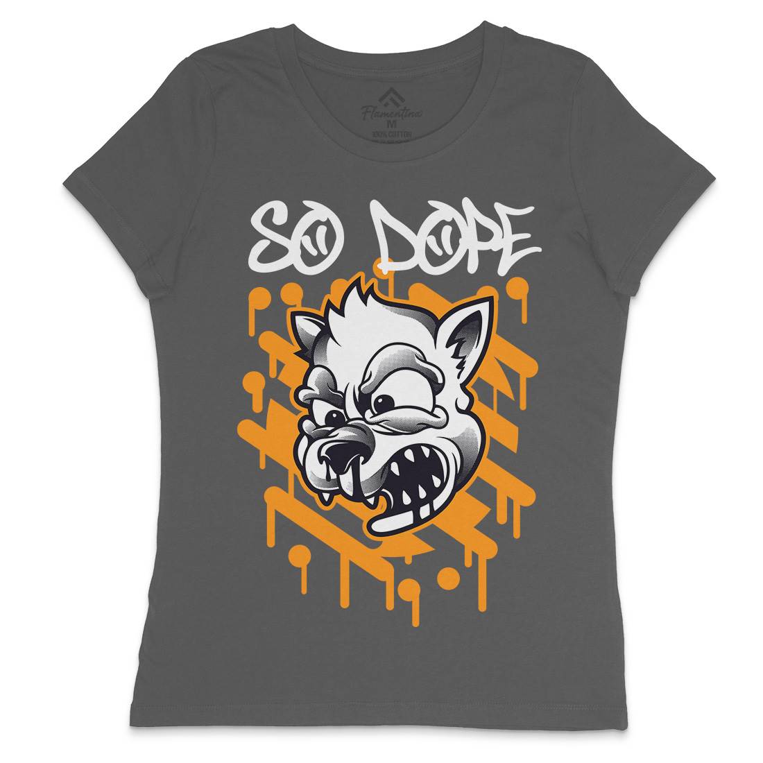 So Dope Wolf Womens Crew Neck T-Shirt Animals D825