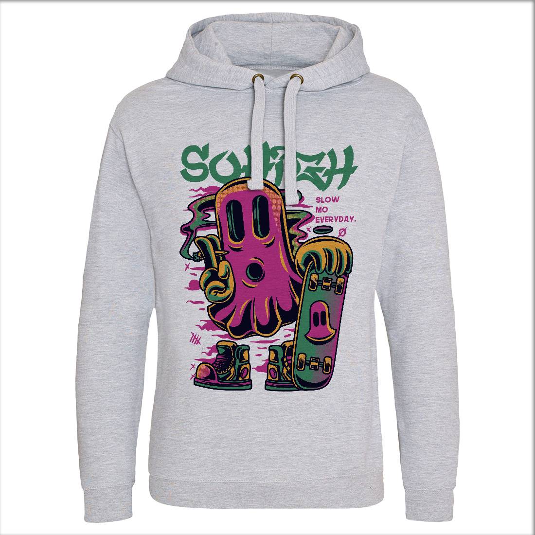 Ghost Mens Hoodie Without Pocket Skate D826