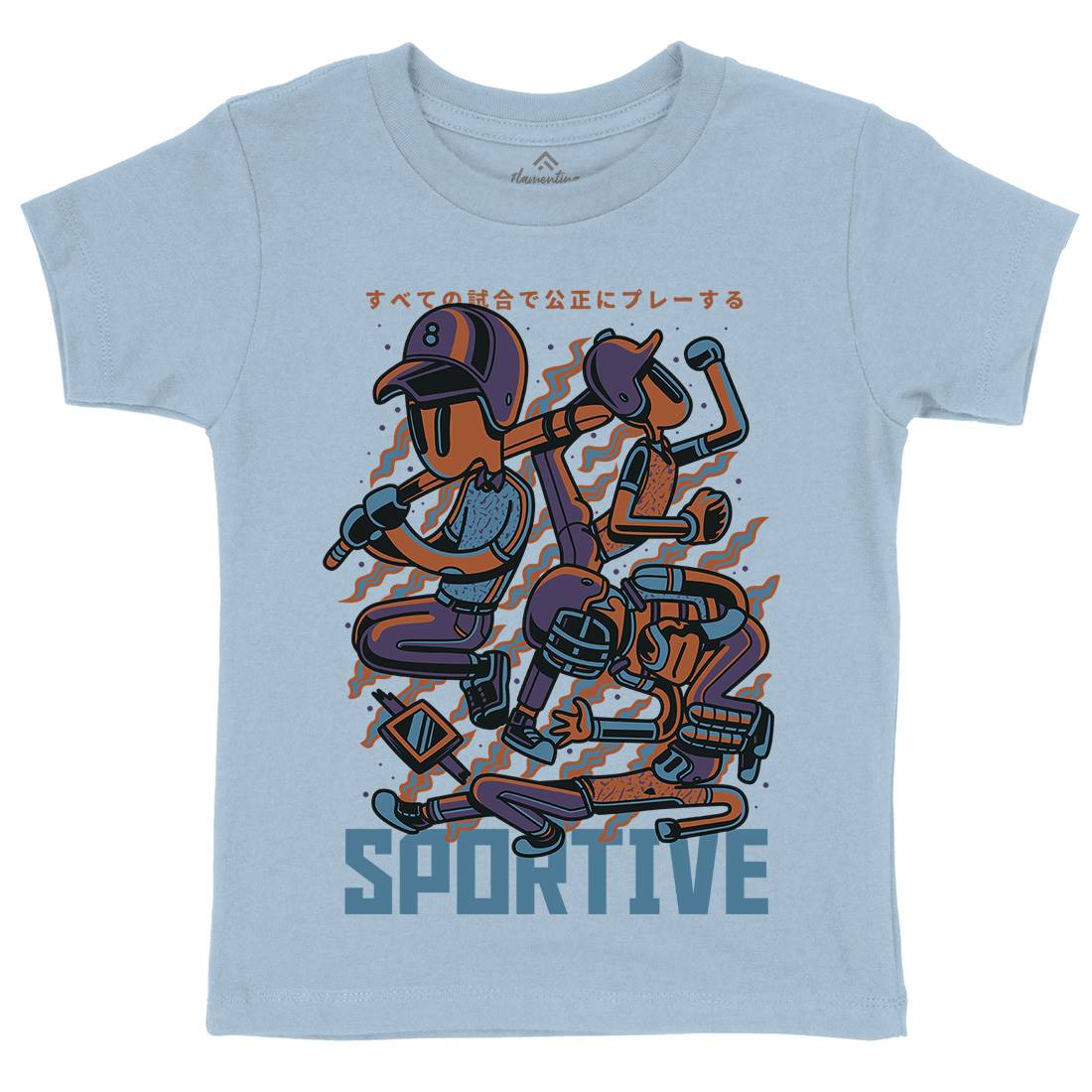 Sportive Kids Organic Crew Neck T-Shirt Sport D831