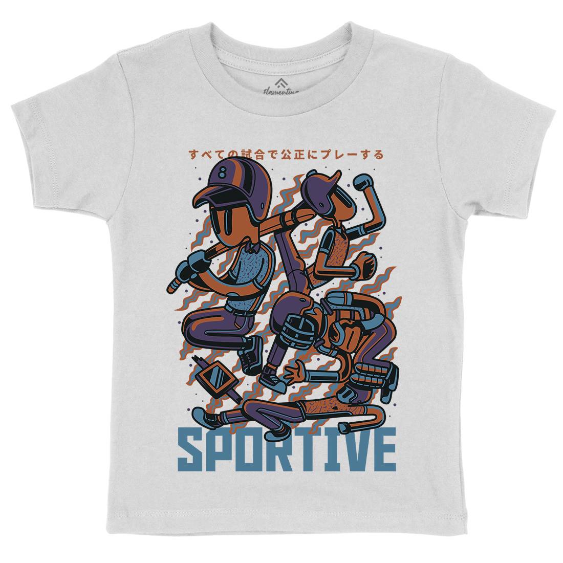 Sportive Kids Organic Crew Neck T-Shirt Sport D831