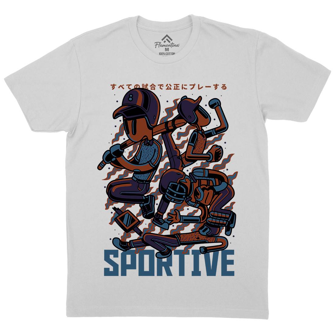Sportive Mens Crew Neck T-Shirt Sport D831