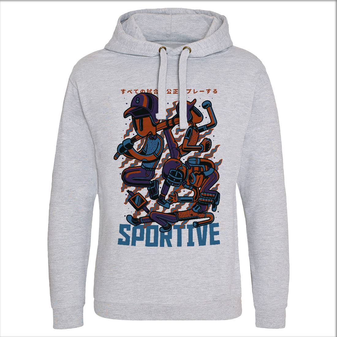 Sportive Mens Hoodie Without Pocket Sport D831