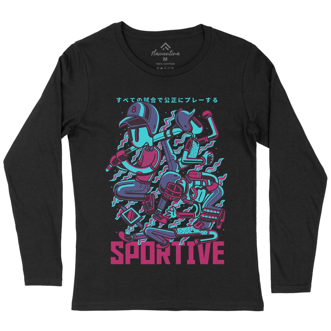 Sportive Womens Long Sleeve T-Shirt Sport D831