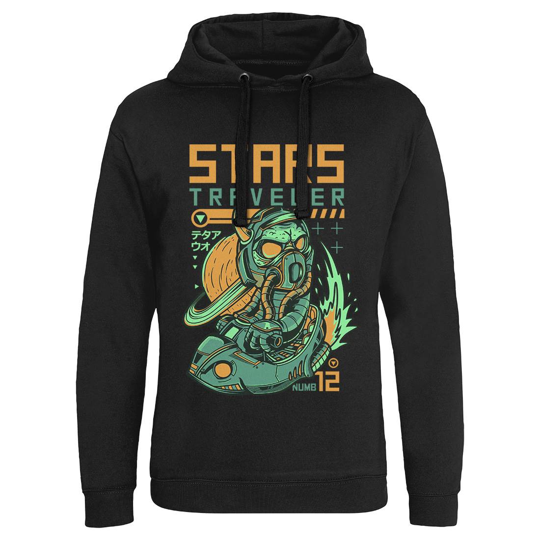 Stars Traveller Mens Hoodie Without Pocket Space D836