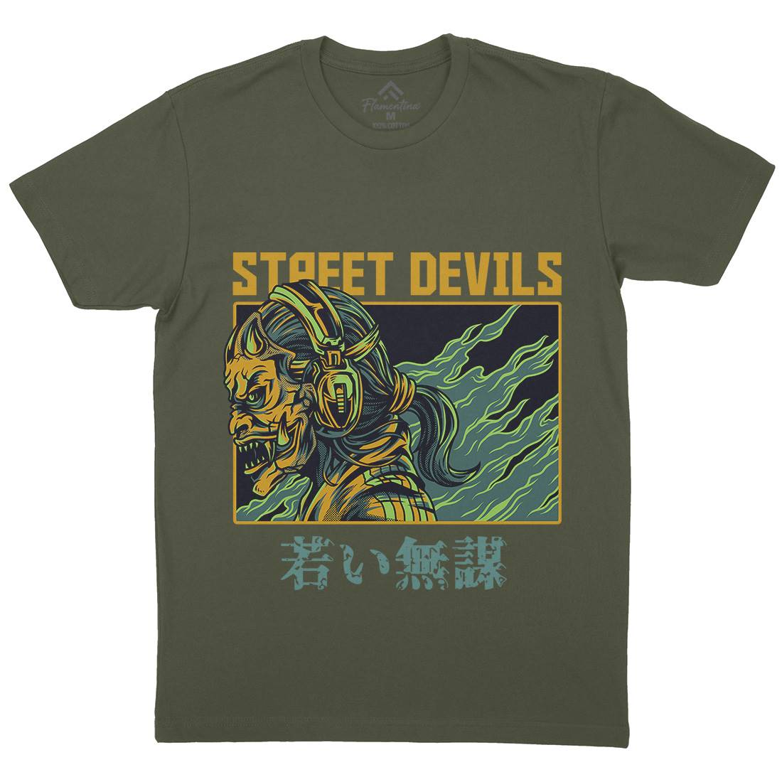 Street Devils Mens Crew Neck T-Shirt Horror D840