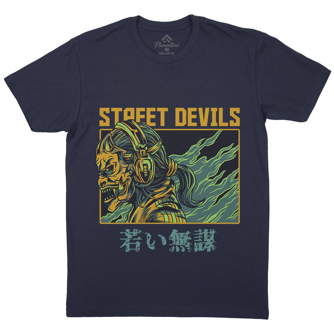 Street Devils Mens Crew Neck T-Shirt Horror D840