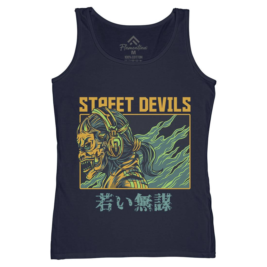 Street Devils Womens Organic Tank Top Vest Horror D840