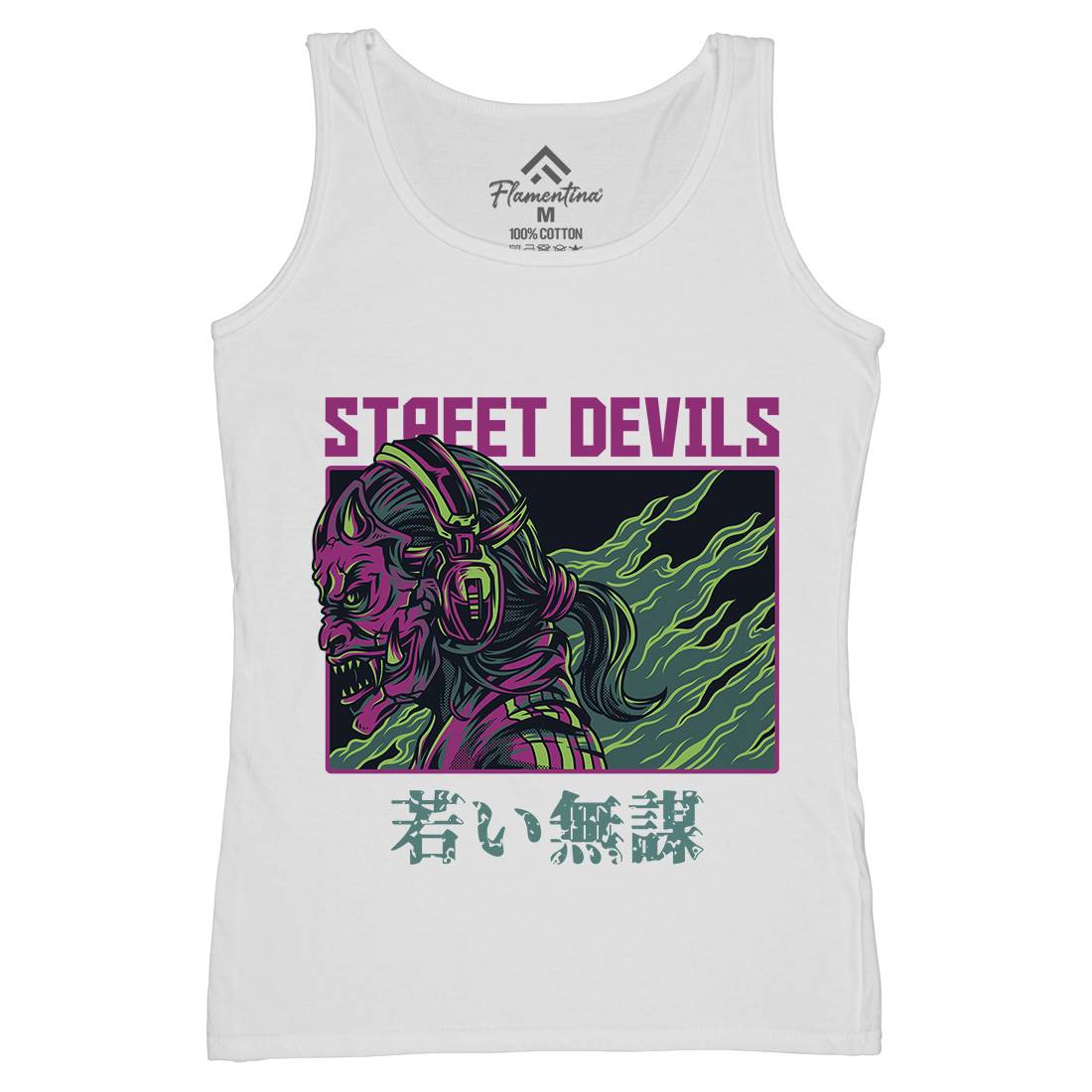 Street Devils Womens Organic Tank Top Vest Horror D840