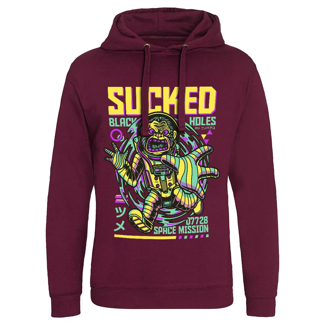 Sucked Black Holes Mens Hoodie Without Pocket Space D842