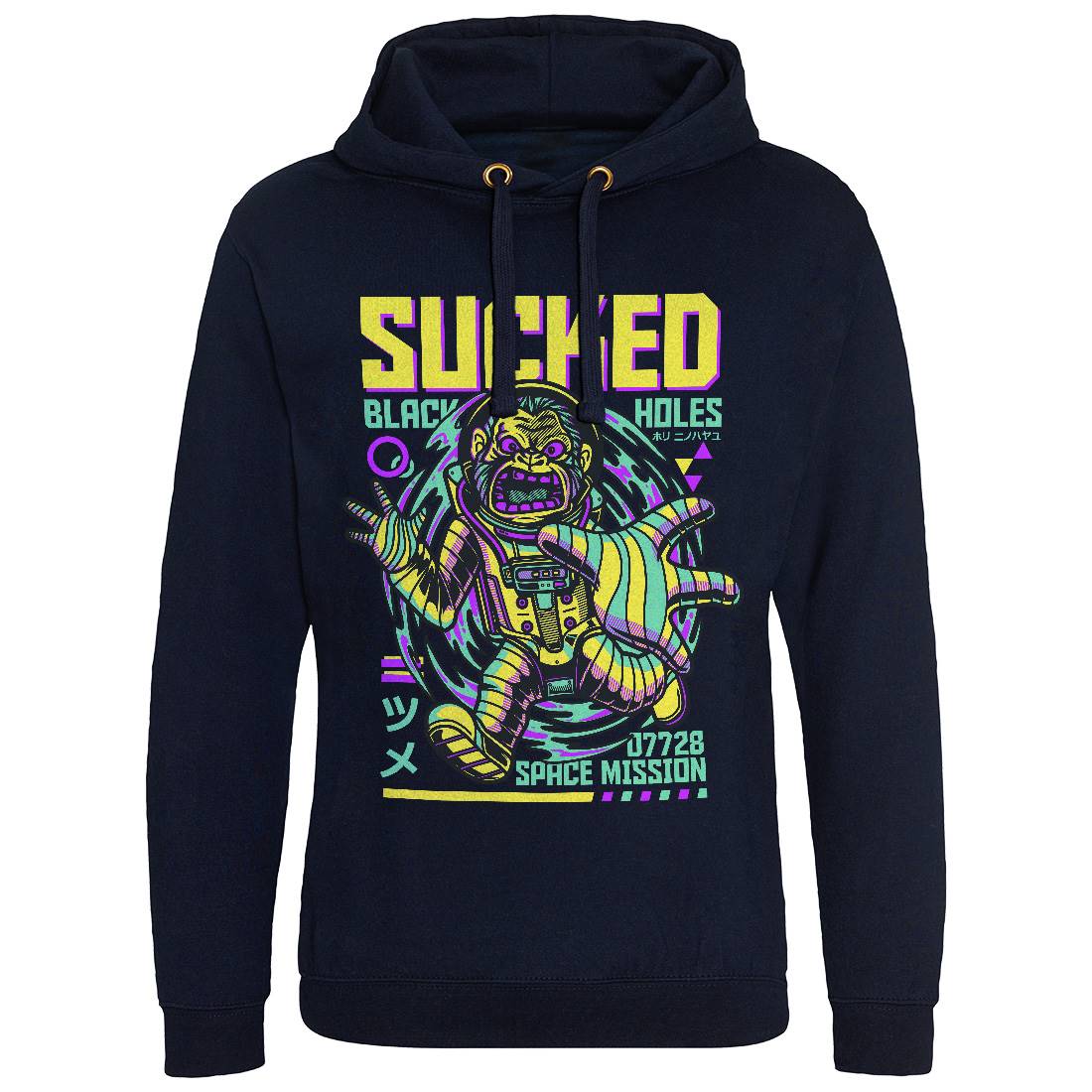Sucked Black Holes Mens Hoodie Without Pocket Space D842
