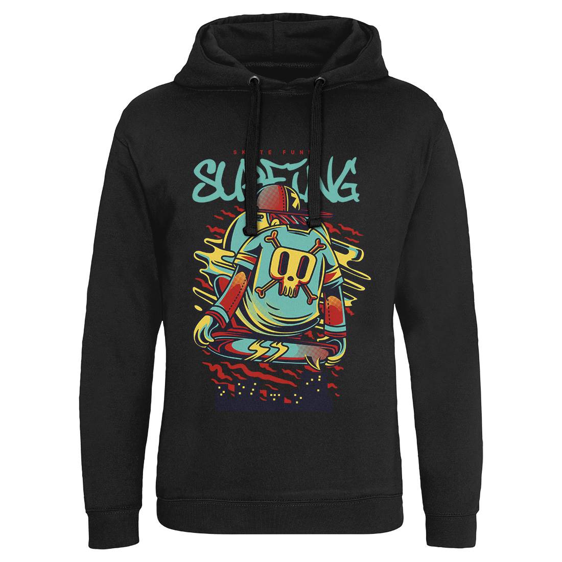 Surfing Mens Hoodie Without Pocket Surf D844