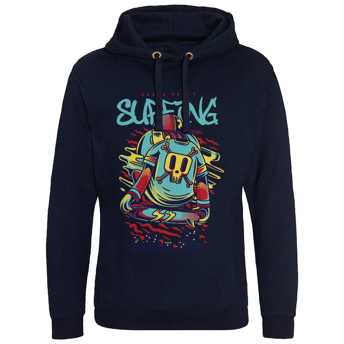 Surfing Mens Hoodie Without Pocket Surf D844